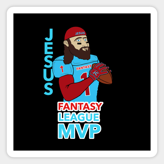 JESUS-FANTASY LEAGUE MVP Magnet by DRAWGENIUS